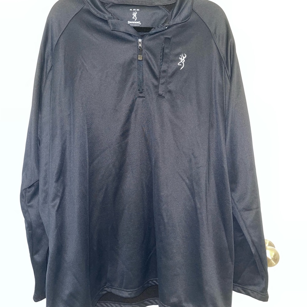 Browning Men's Black Quarter-Zip Pullover